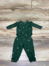 Carter's 2pc Butterfly Bodysuit & Pants Green sz 6m