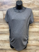 NEW Ficerd Maternity Nursing Shirt Grey sz Large - Me n Mommy To Be