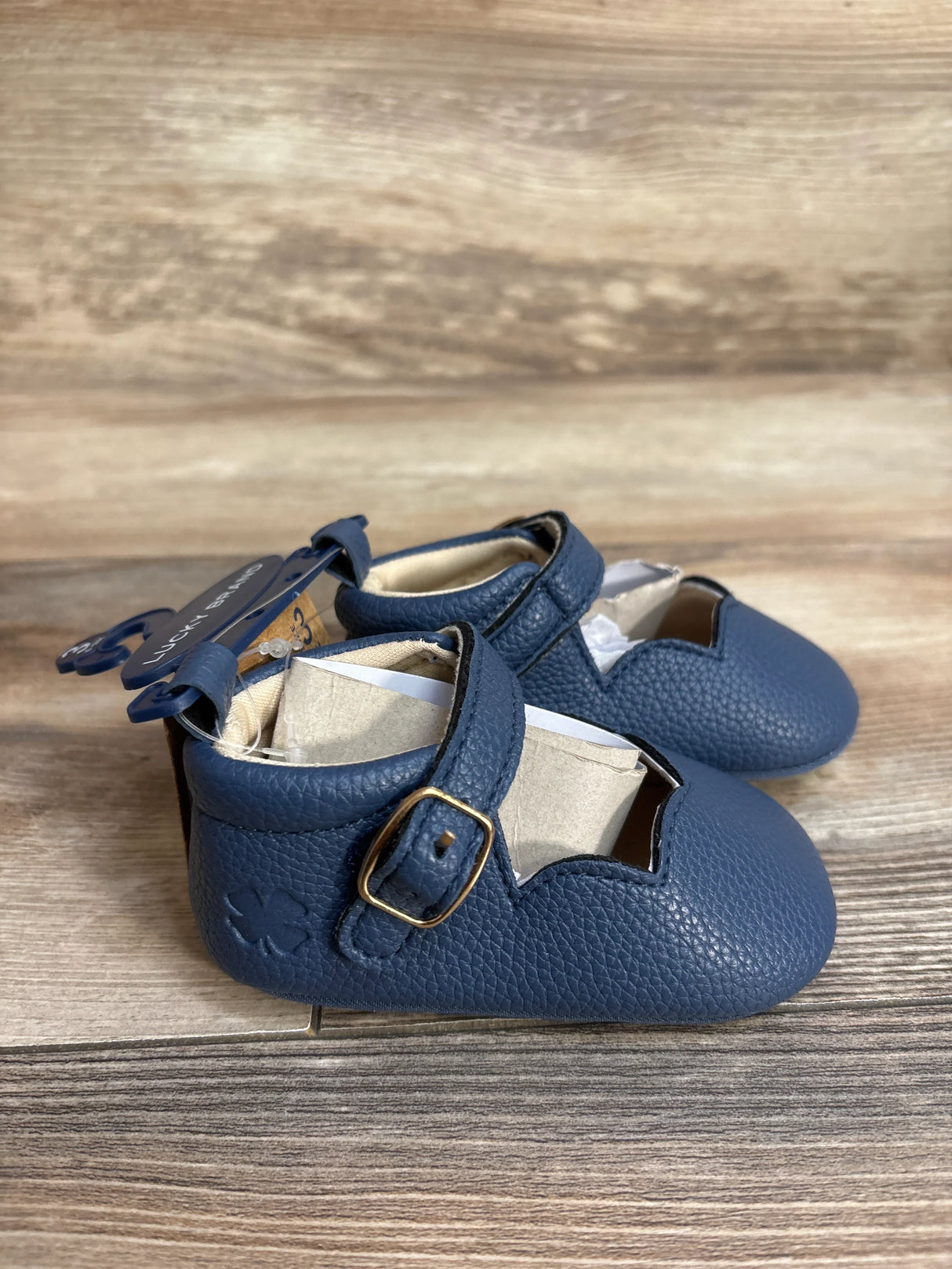 NEW Lucky Brand Crib Shoes Blue sz 4c
