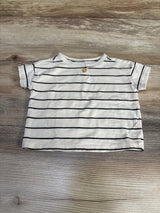 Cat & Jack Striped Shirt Ivory sz 3-6m