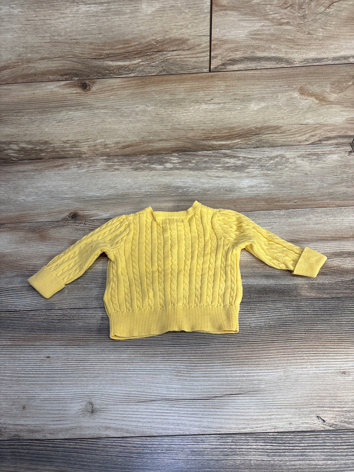 Ralph Lauren Cable Knit Sweater Yellow sz 6m