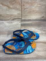 Wonder Nation Flip Flops Blue sz 5/6c