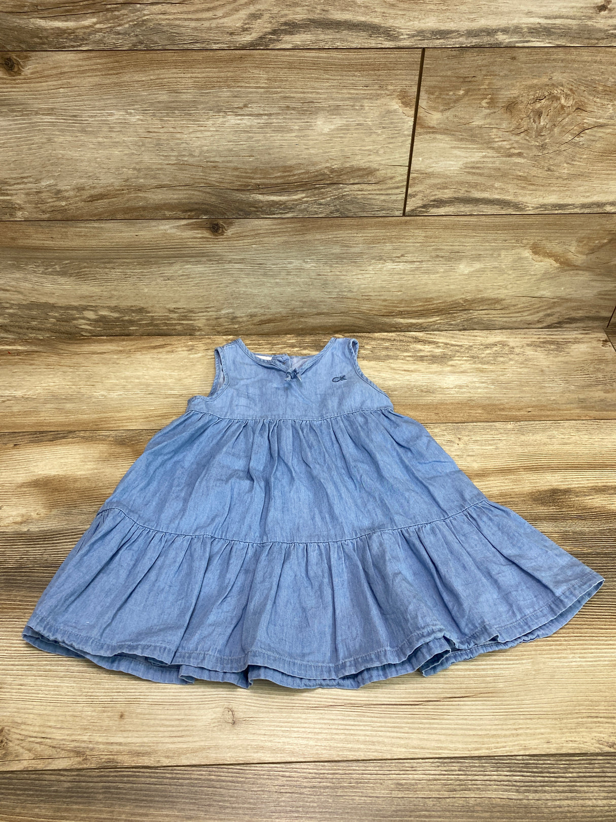 Calvin Klein Jeans Chambray Dress Blue sz 2T