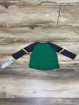 NEW Cat & Jack Raglan Shirt Grey/Green sz 12m