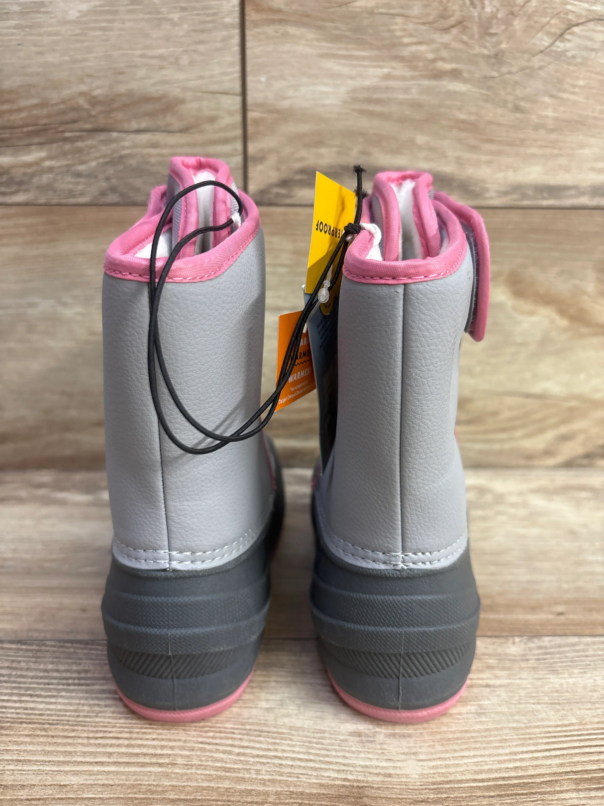 NEW Cat & Jack Lenny Winter Snow Boots Grey sz 11c