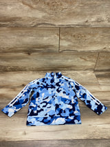 Adidas Tricot Tech Blue Camo Track Jacket sz 3T