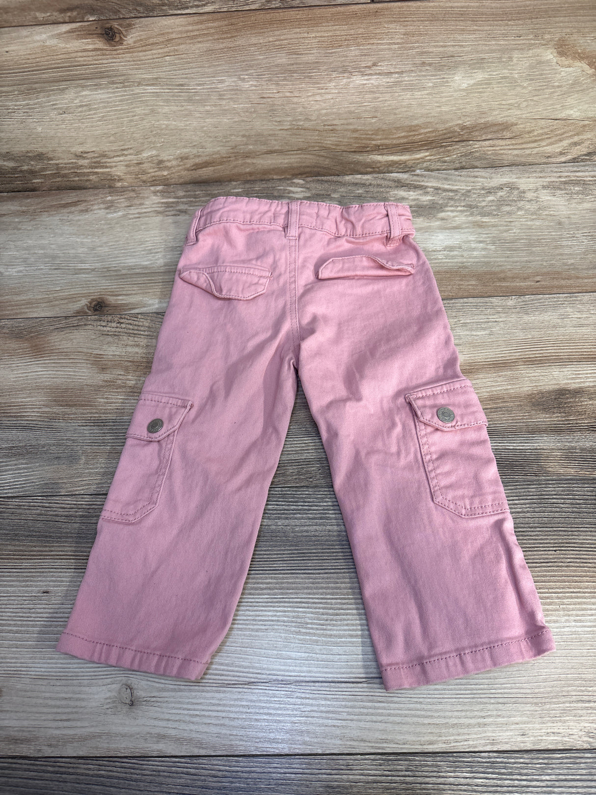 Jessica Simpson Denim Cargo Jeans Pink sz 2T