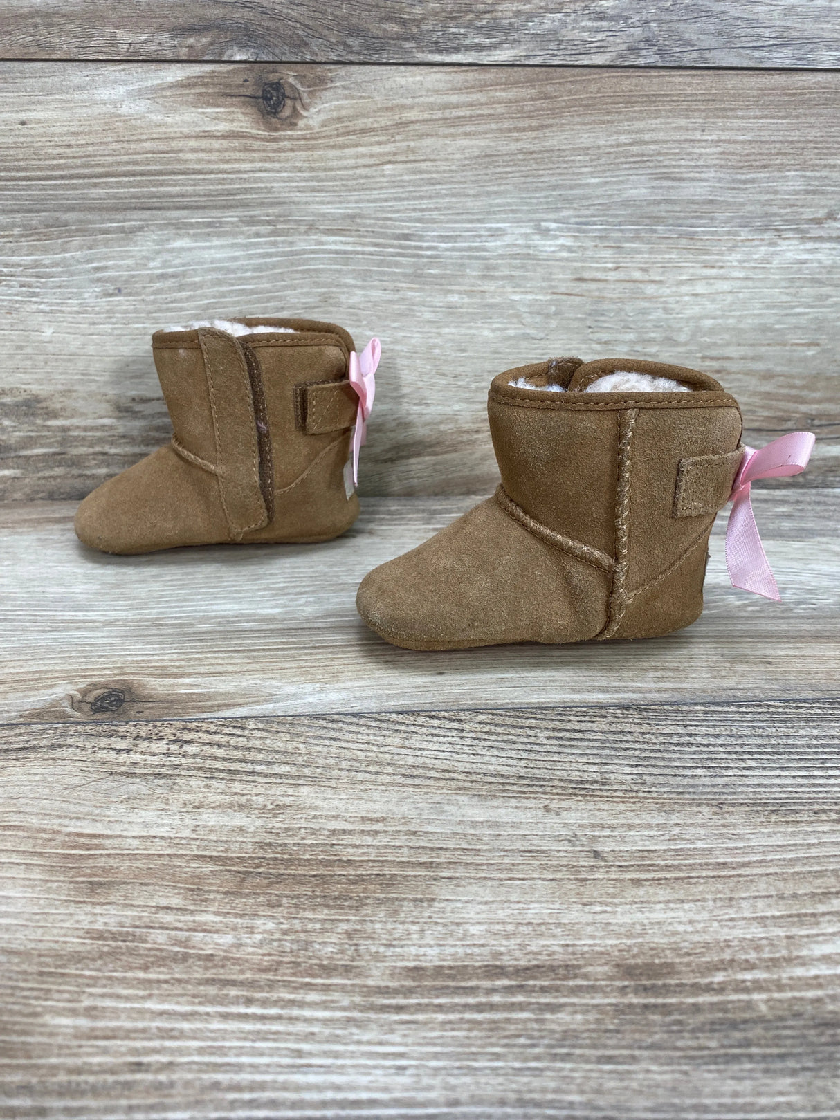 UGG Baby Jesse Bow Boot Chestnut Sz 0c/1c