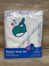 NEW ette cetera! by Cribs for Kids 3pc Hooded Towel Set