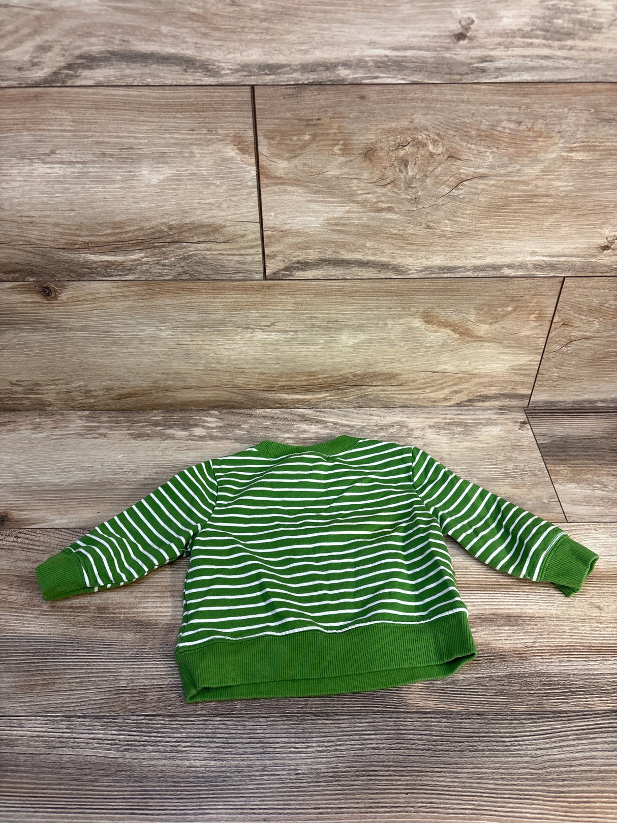 Carter's Striped Shamrock Sweatshirt Green sz 9m