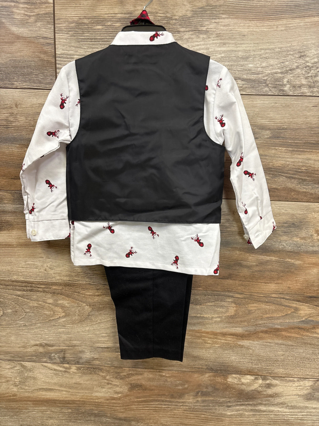 IZOD 4pc Velvet Vest Set White sz 24m