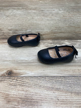 Wonder Nation Bow Ballet Flats Black Sz 2c