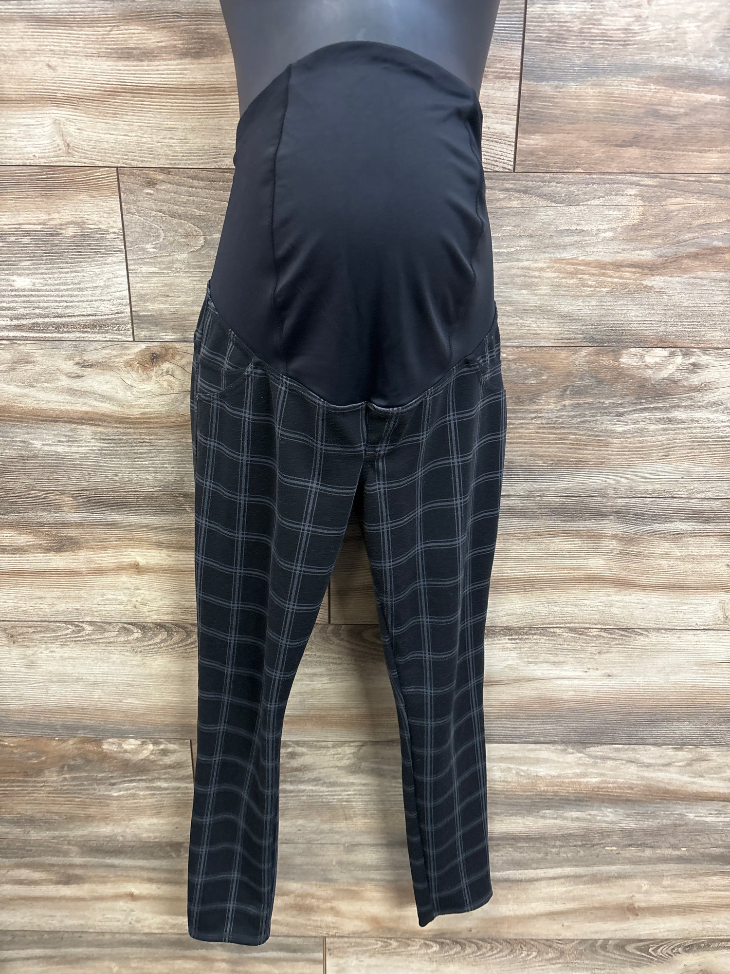 Isabel Maternity Crossover Panel Pants Black sz Medium*