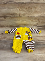 Eghunooy Snap Giraffe Coverall Yellow sz 3-6m