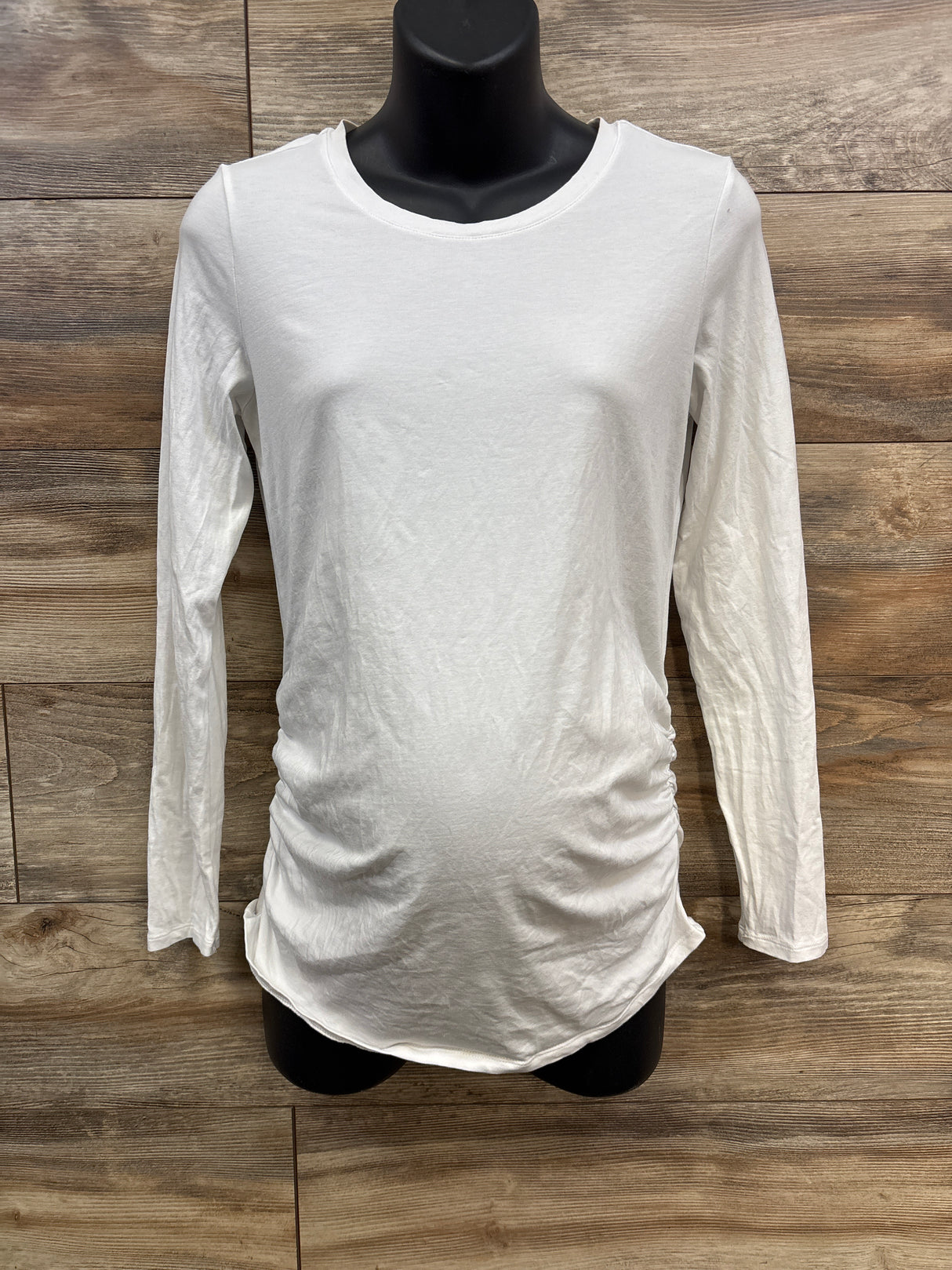 Old Navy Fitted Long Sleeve Shirt White sz Medium