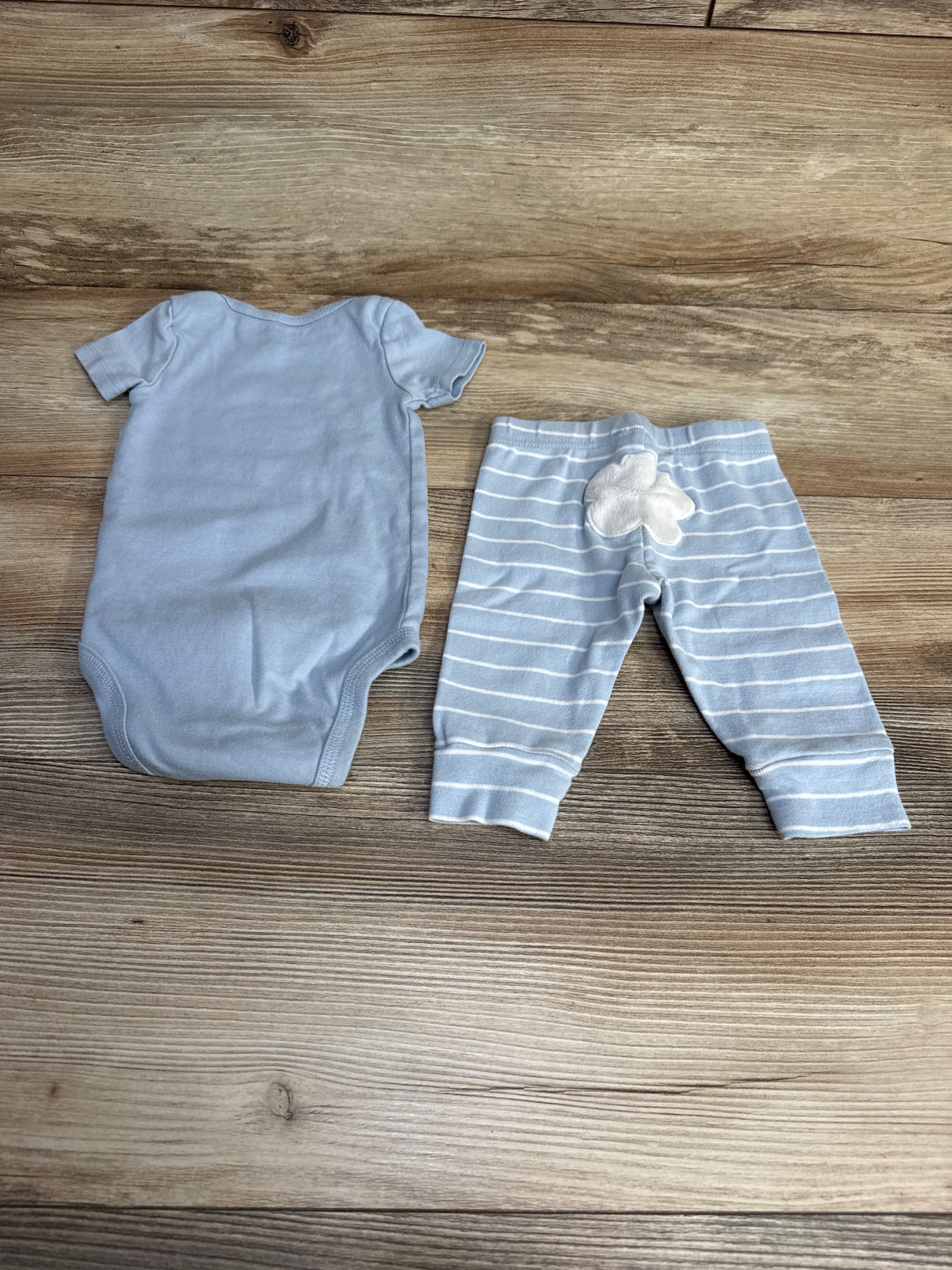 Just One You 2pc Snuggle Bunny Bodysuit & Pants Blue sz 6m