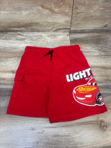 Disney Pixar Cars Lightning McQueen Drawstring Shorts Red sz 5T