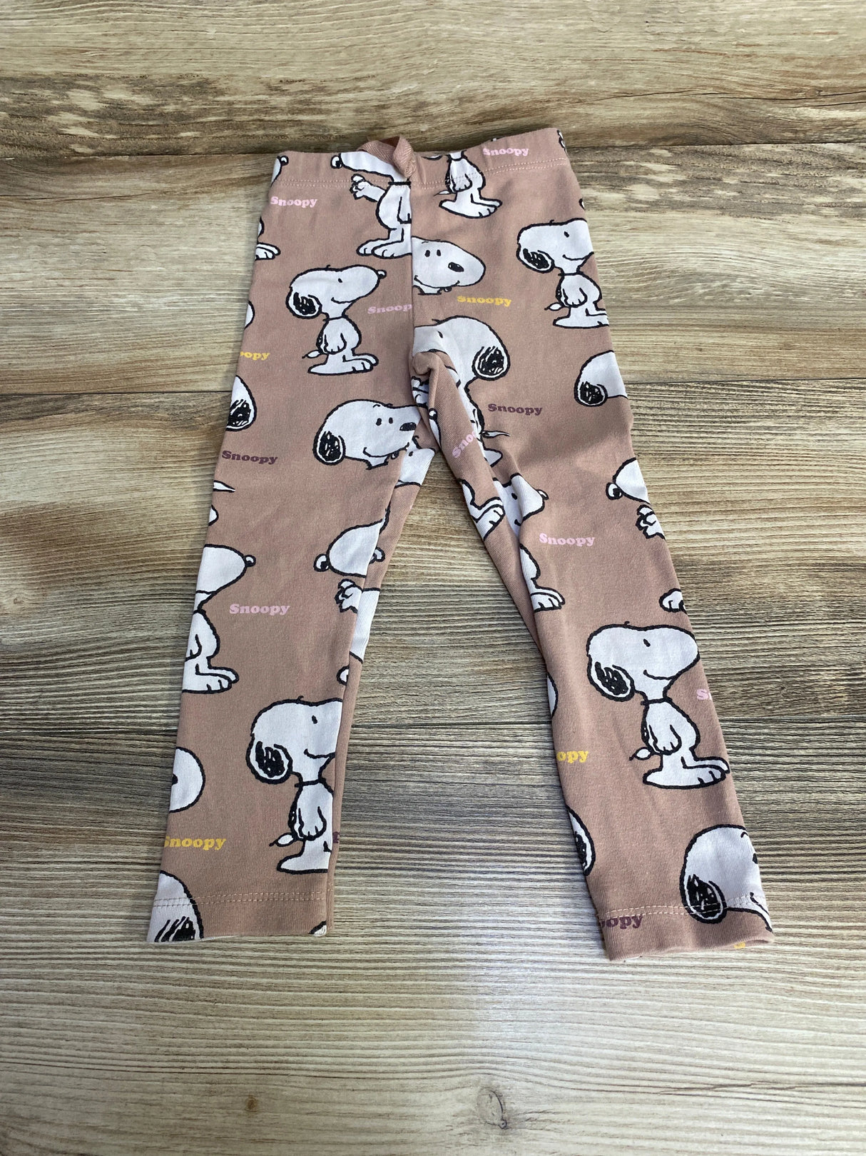 Zara Peanuts Snoopy Leggings sz 2-3T