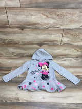 Disney Junior Minnie Mouse Hoodie Grey sz 4T