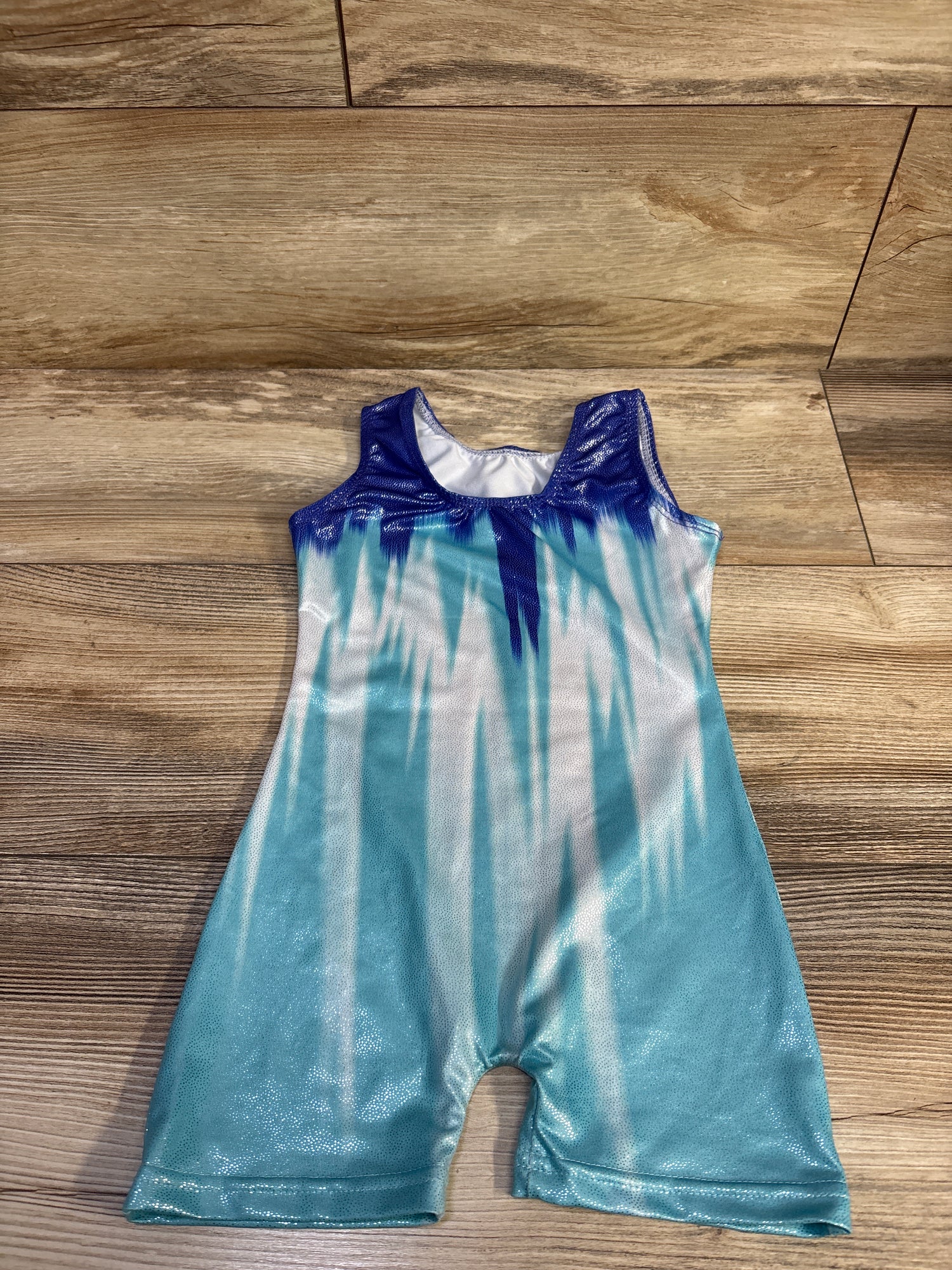 Weebloom Gymnastics Leotard Blue sz 2/3T