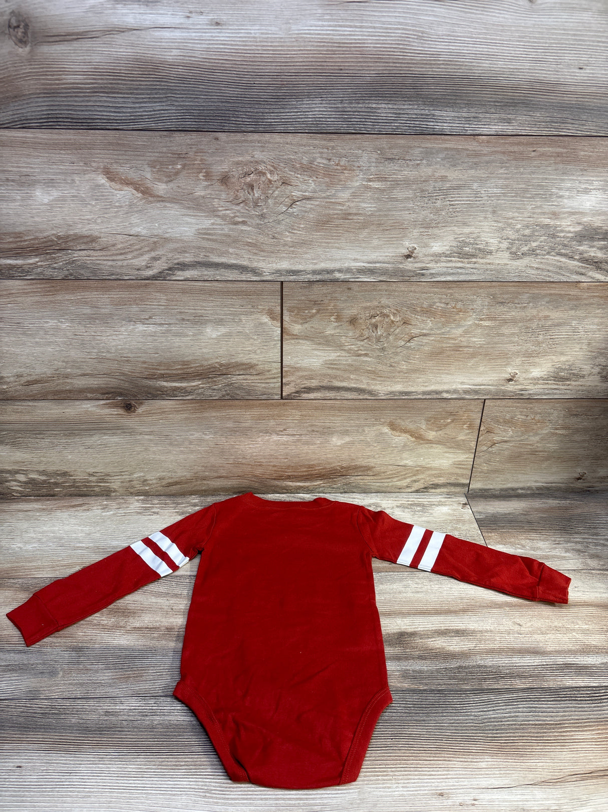 Carter's Long Sleeve Pocket Bodysuit Rust sz 24m