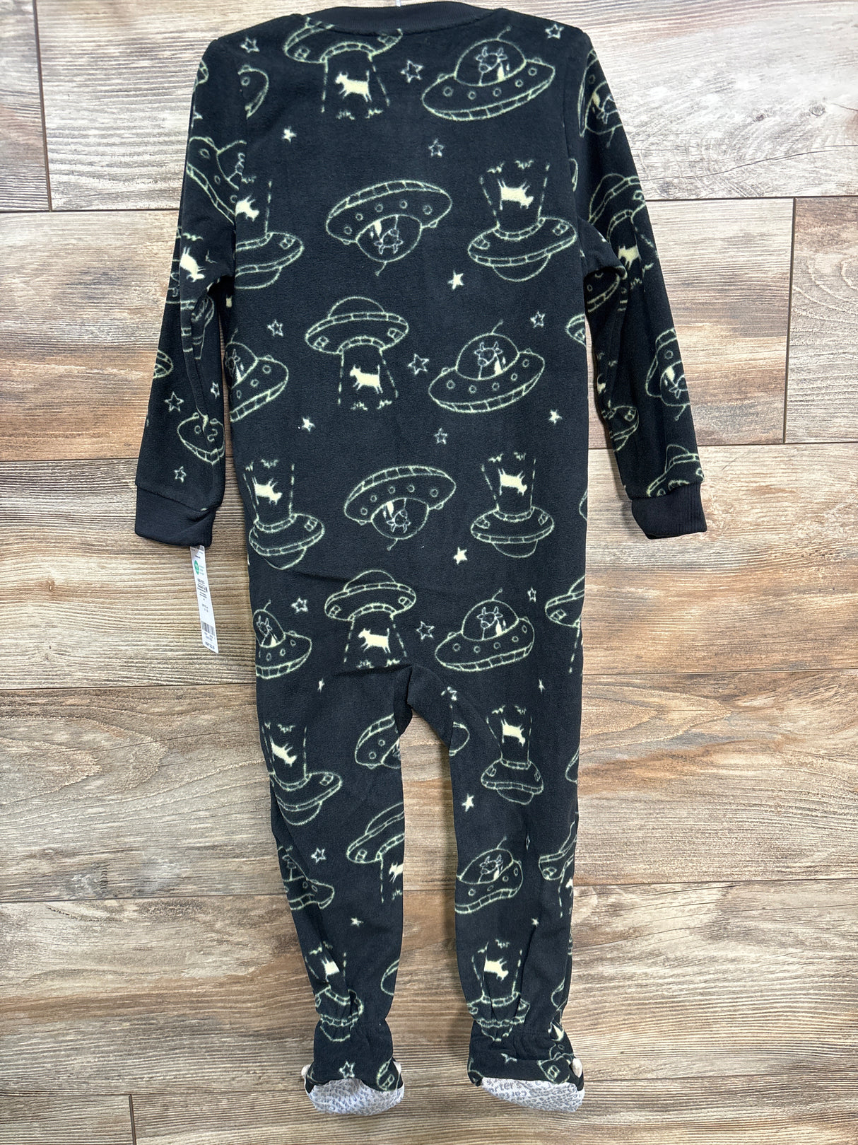 Carter's Alien Cow Blanket Sleeper Black sz 3T