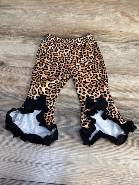 Leopard Print Pants Brown sz 12-18m - Me n Mommy To Be