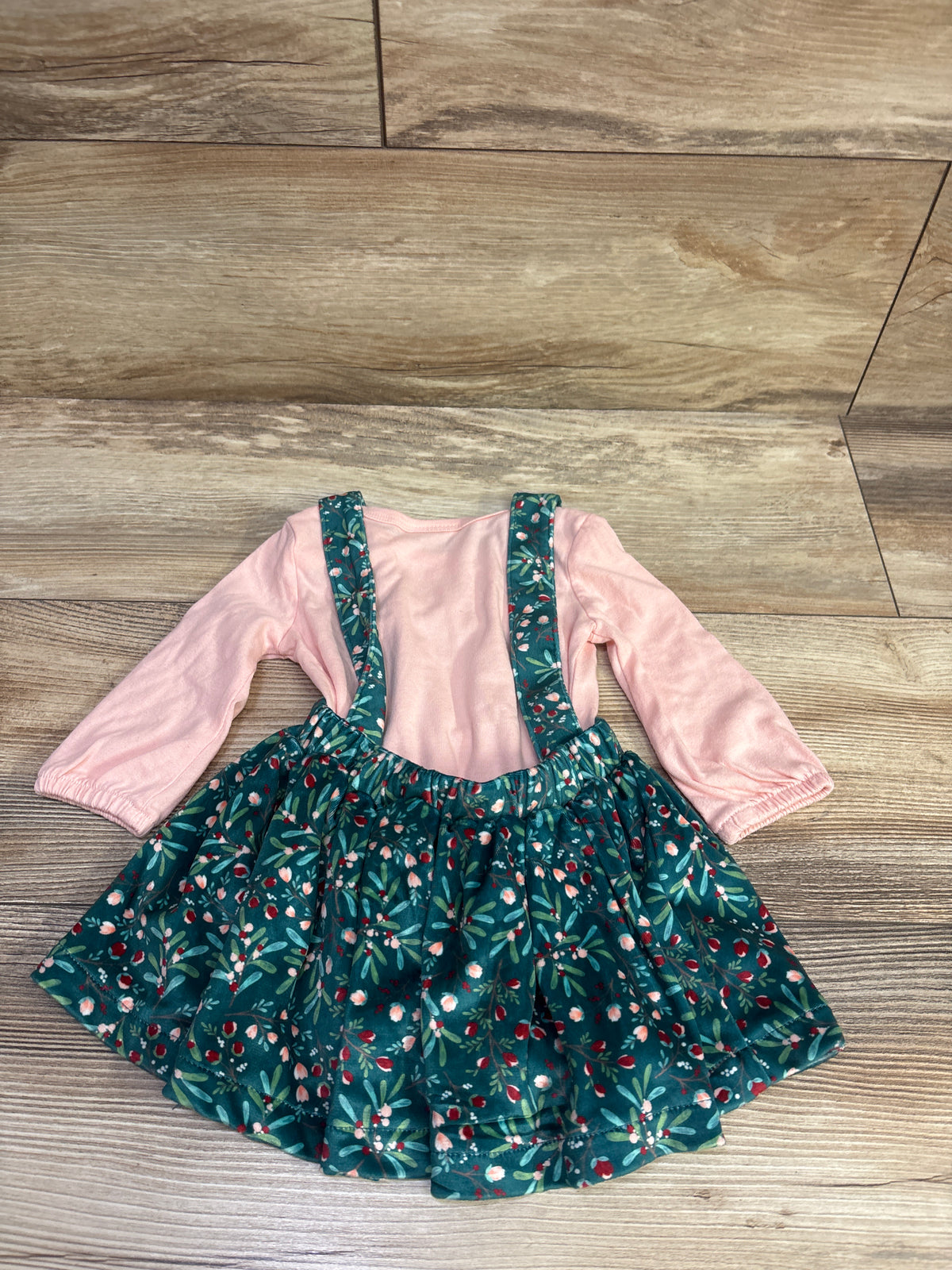 First Impressions 2pc Bodysuit & Skirtall Set Pink sz 3-6m