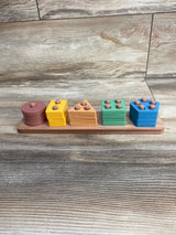 PEBIRA Wooden Montessori Sorting Toy