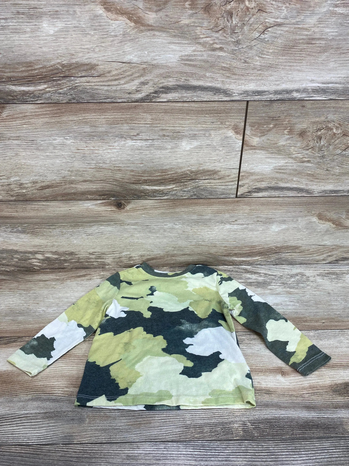 Old Navy Camo Shirt Green sz 18-24m