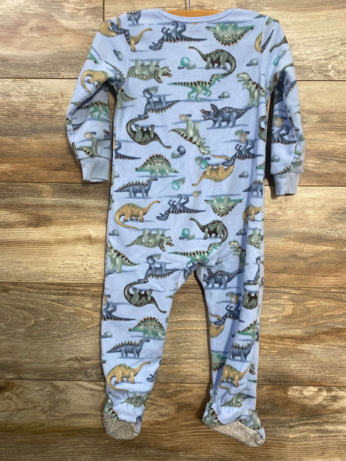 Kids Headquarters Dinosaur Blanket Sleeper Blue sz 2T