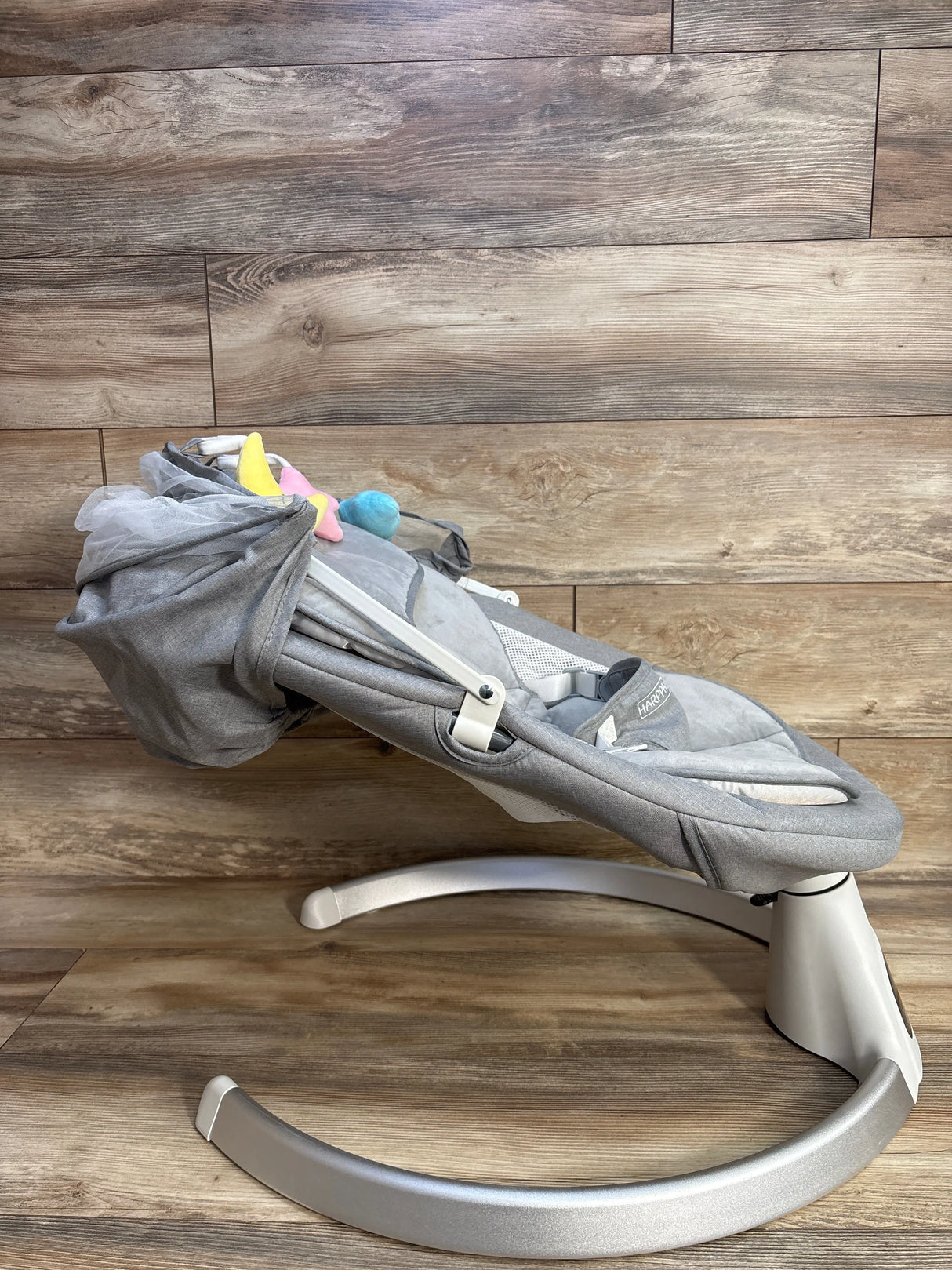 HARPPA Electric Baby Swing with Remote Control, Grey