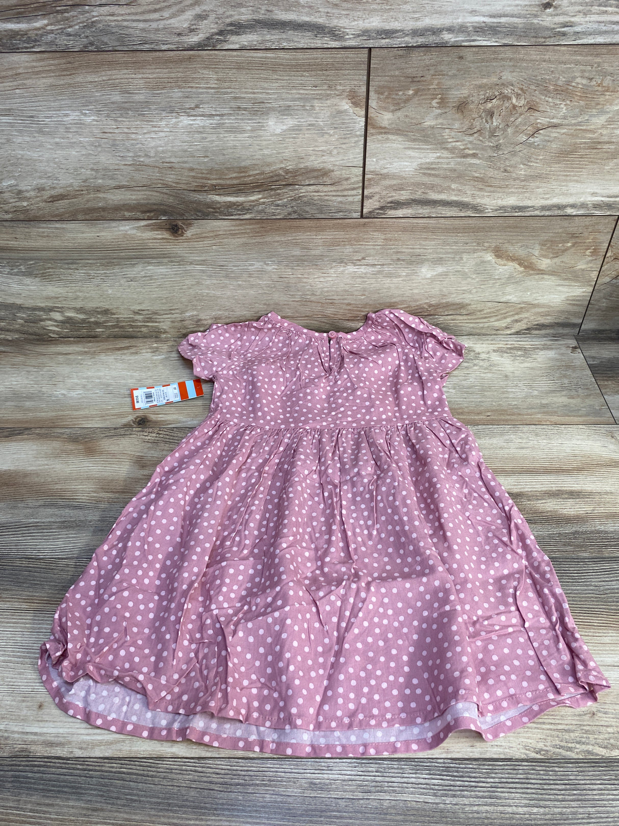 NEW Cat & Jack Polka Dot Dress Pink sz 5T