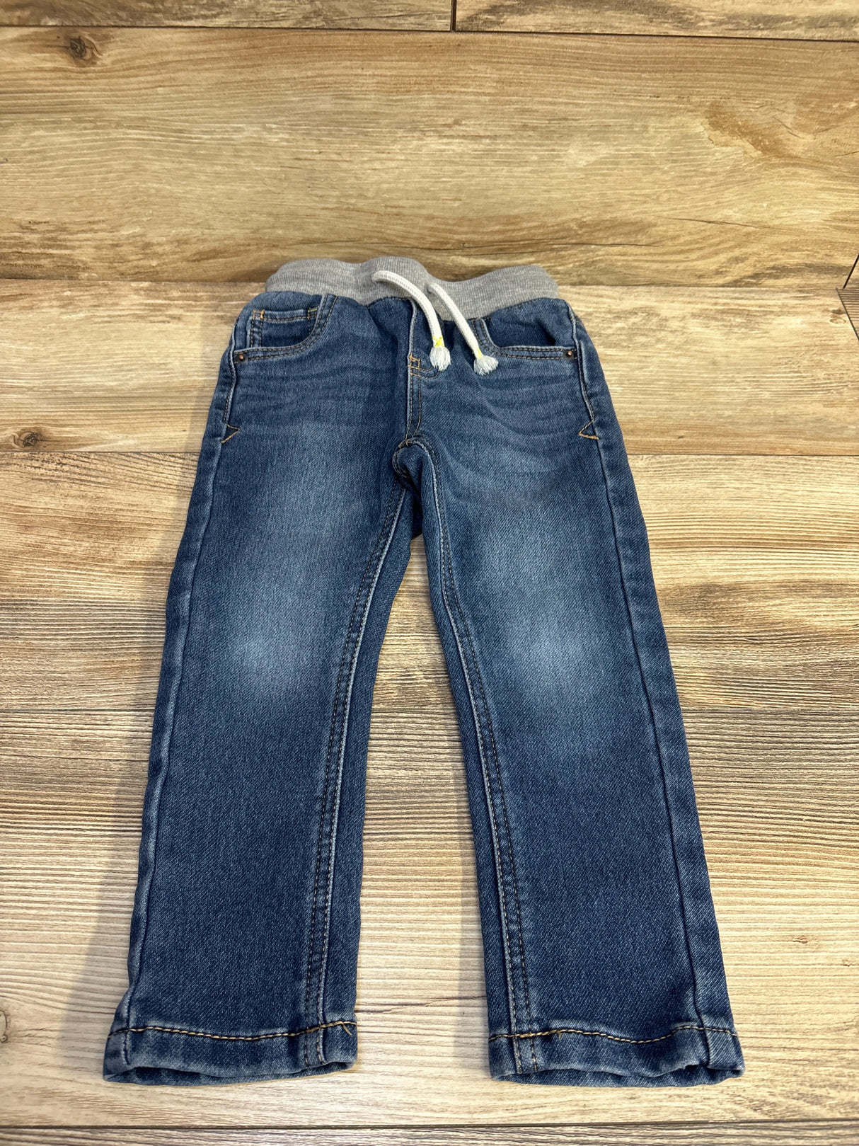 Cat & Jack Drawstring Skinny Jeans Blue sz 3T - Me n Mommy To Be