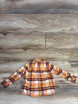 Cat & Jack Plaid Button Up Shirt Yellow sz 3T