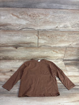 Zara Long Sleeve Pocket Shirt Brown sz 4-5T