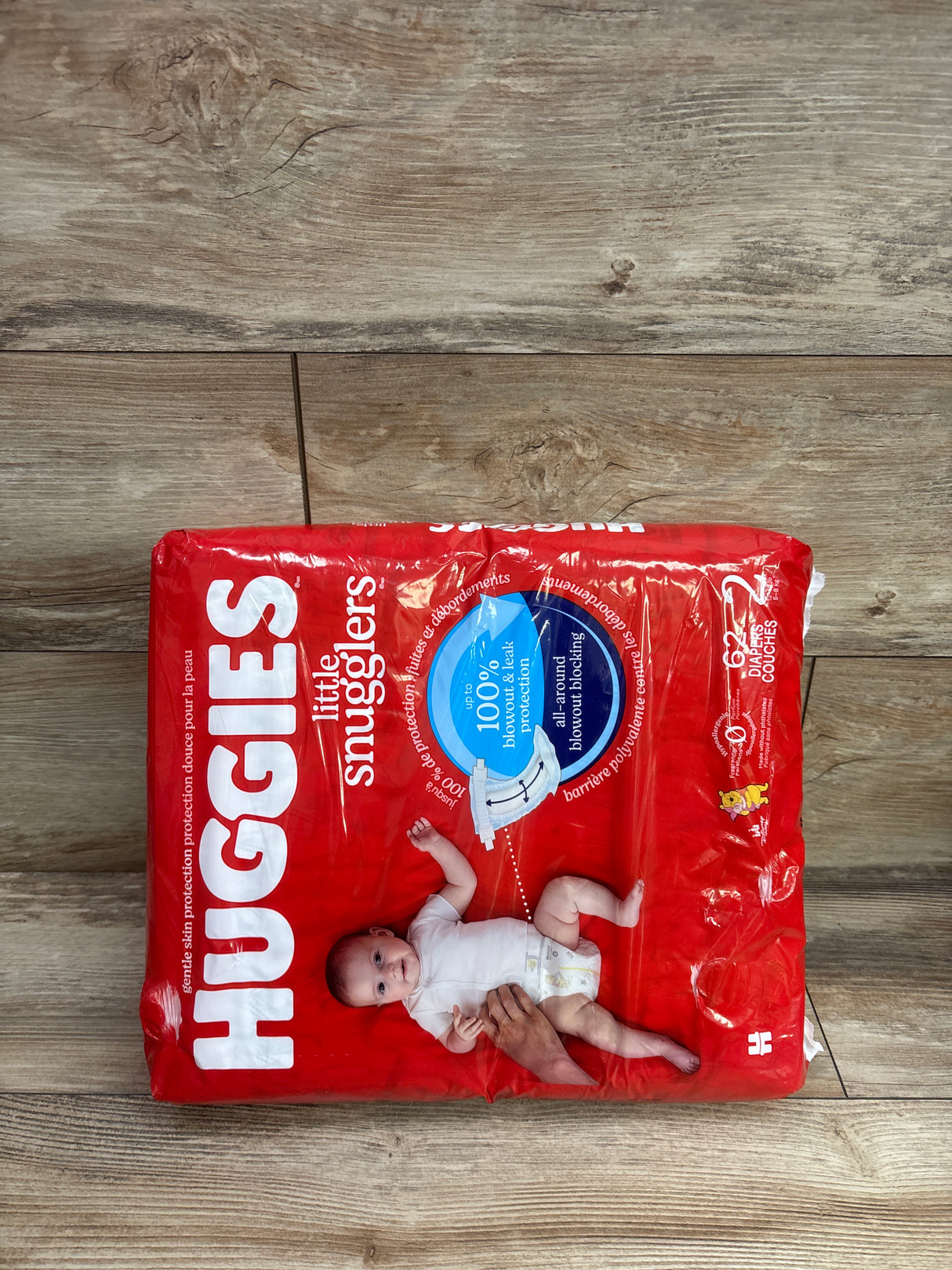 NEW Huggies Little Snugglers Diapers Size 2 62ct