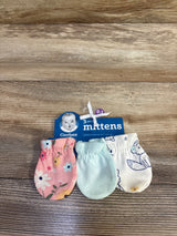 NEW Gerber 3pk Mittens Pink sz 0-3m