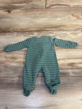 Just One You Little Brother Striped Sleeper Green sz Newborn