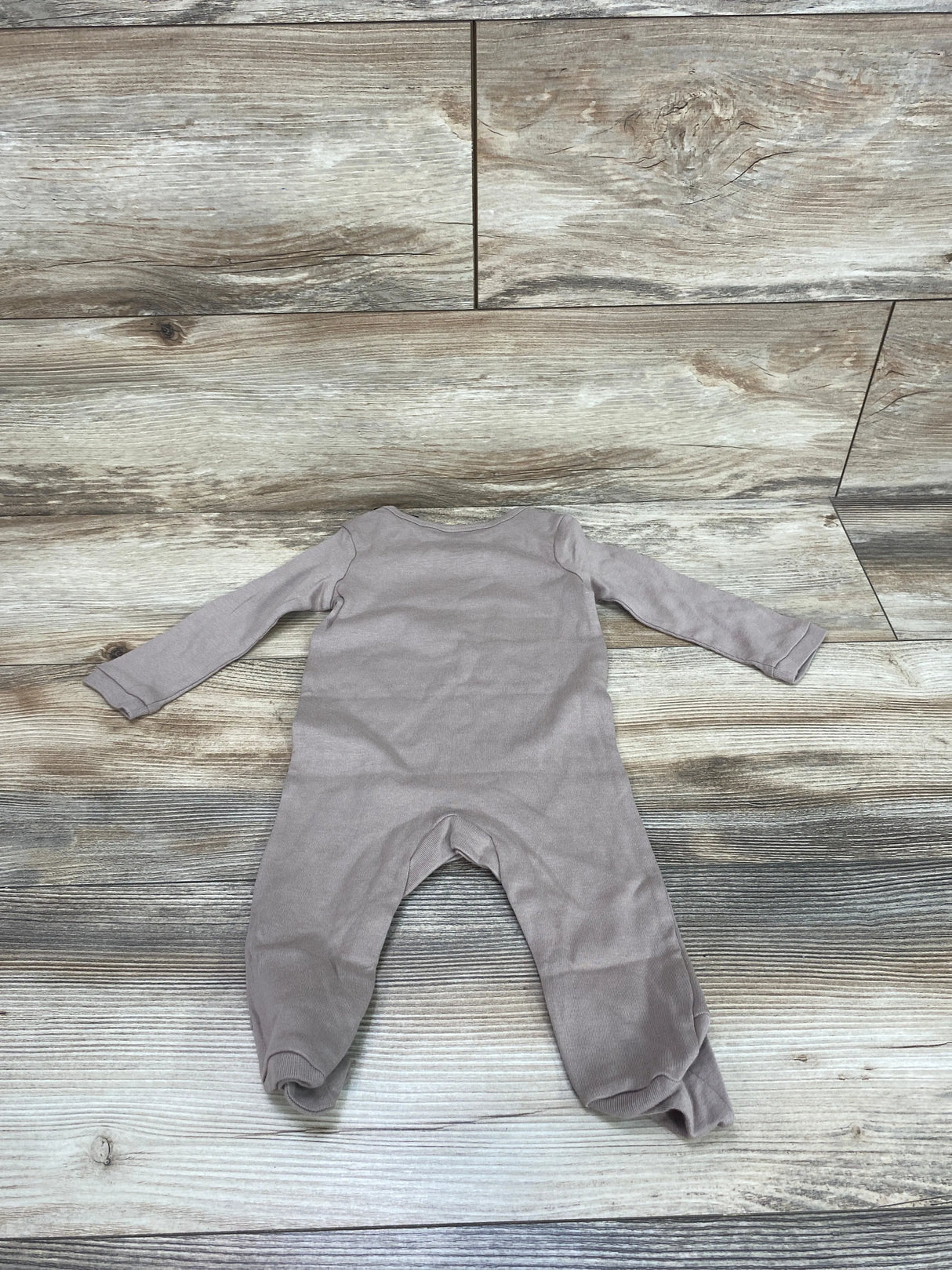 NEW Okie Dokie Dad's Cool Dude Footed Coverall Taupe sz 6m