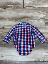 Wrangler Plaid Bodysuits Red sz 18m