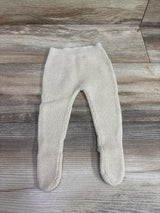 Zara Knit Footed Pants Beige sz 1-3m
