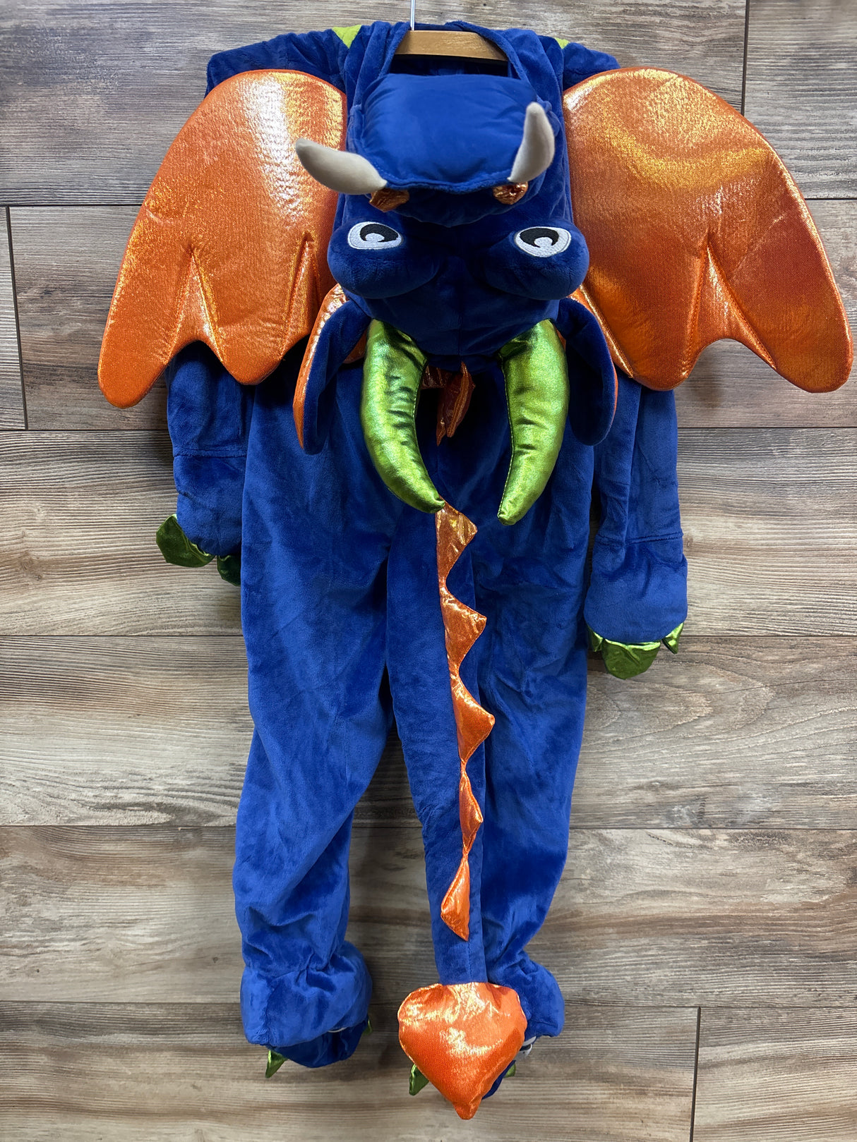 Dream Play Imagine Dragon Costume 1pc Blue sz 4T