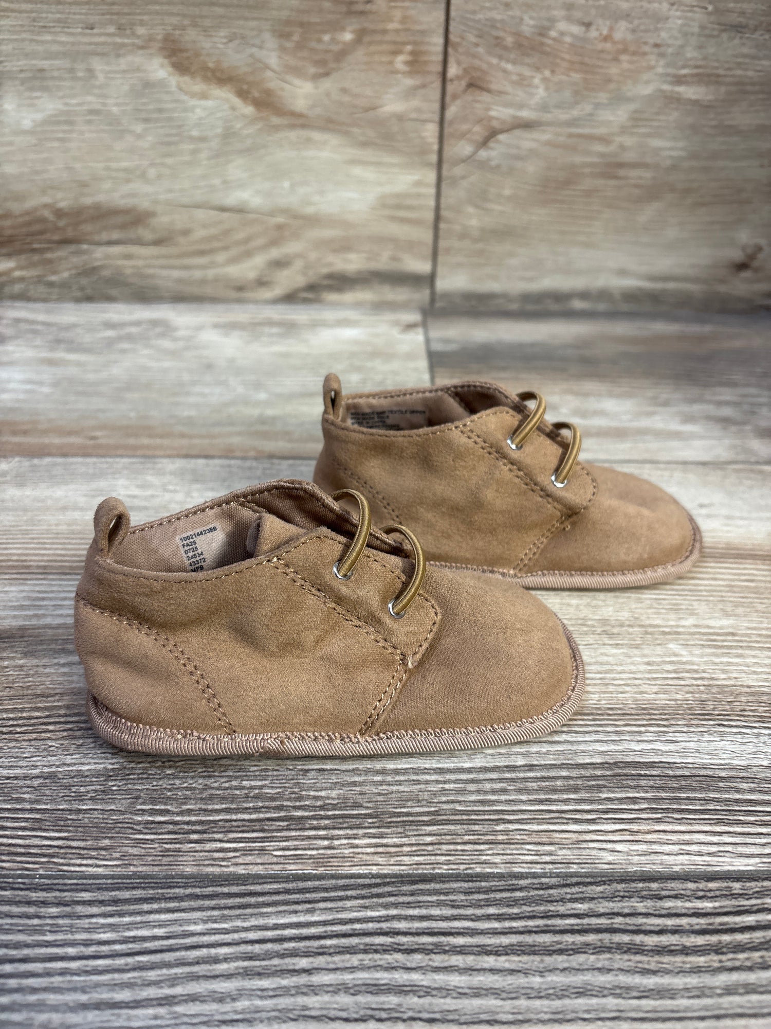 First Impressions Faux-Suede Tenton Hard Sole Boots Brown sz 5c