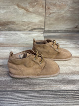 First Impressions Faux-Suede Tenton Hard Sole Boots Brown sz 5c