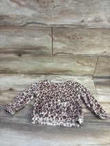 Cat & Jack Velour Leopard Sweatshirt Beige sz 2T