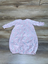 Little Me Dog Print Gown Pink sz 0-3m