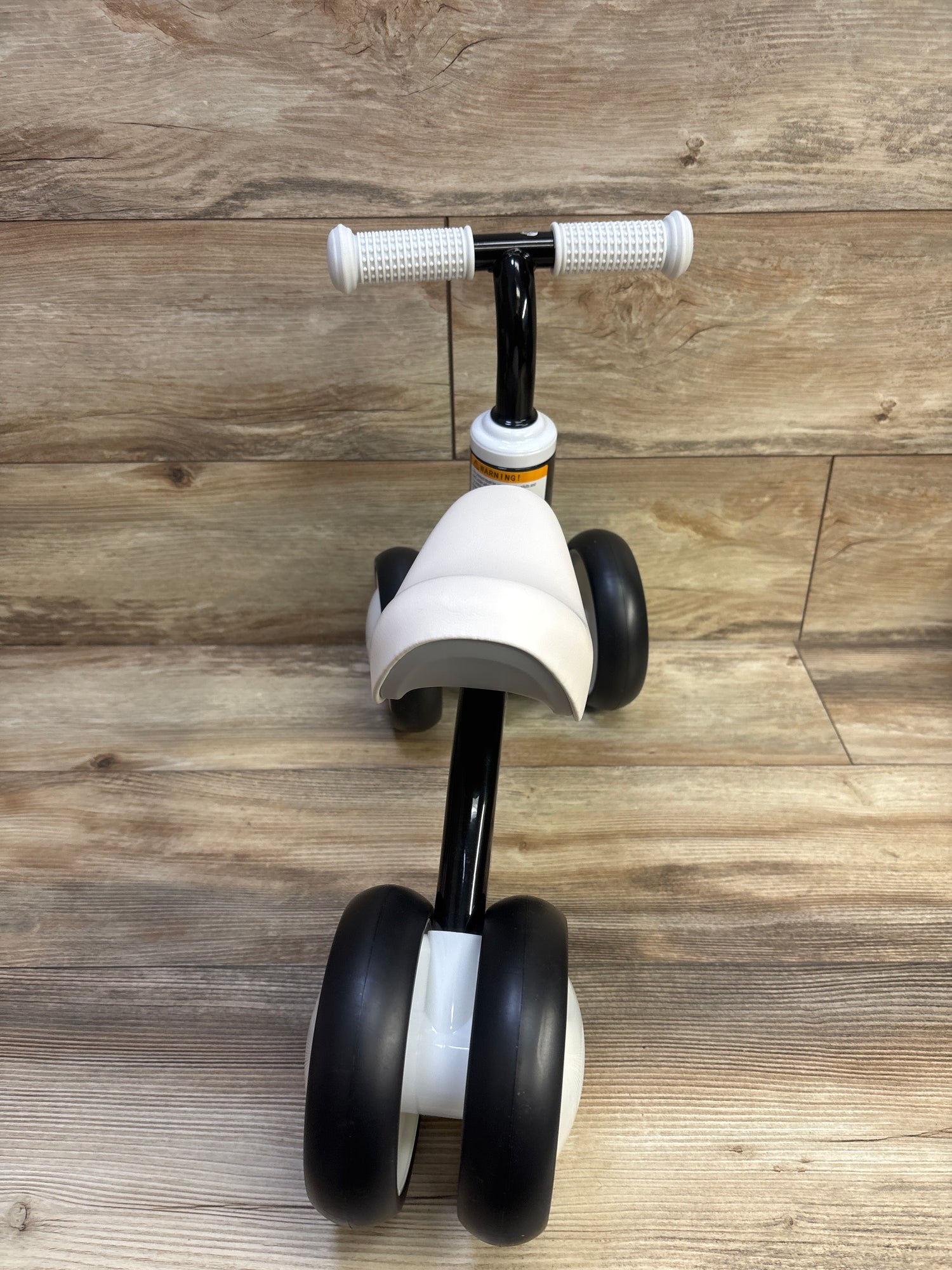 Gamefeiny Baby Balance Bike with Light-Up Wheels, Black