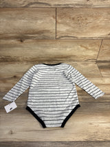 NEW Nike Striped Bodysuit Grey sz 24m