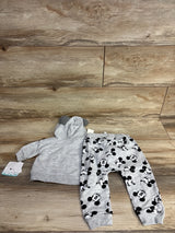 NEW Disney Baby 2pc Sweatshirt & Bottoms Set Grey sz Newborn